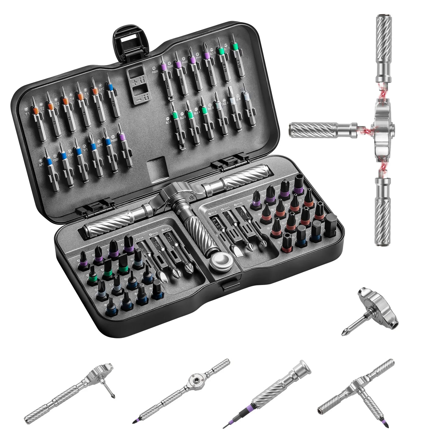Precision Magnetic Ratchet Screwdriver Set™